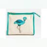 Tory Burch Flamingo Taryn Cosmetics Case