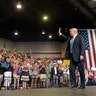 President Donald Trump arrives to speaks at Big Sandy Superstore Arena in Huntington, W.Va., Aug. 3. 