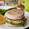 Lemon Garlic Tuna Burgers