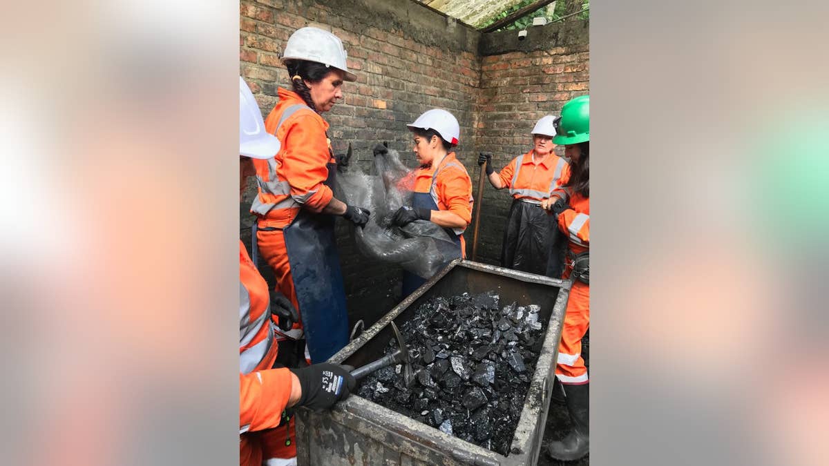 Mothers are shattering taboos in Colombia that they are "bad luck" in the mining industry.