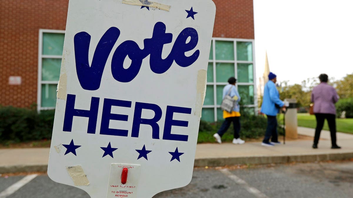 FILE: A polling place in Charlotte, N.C.