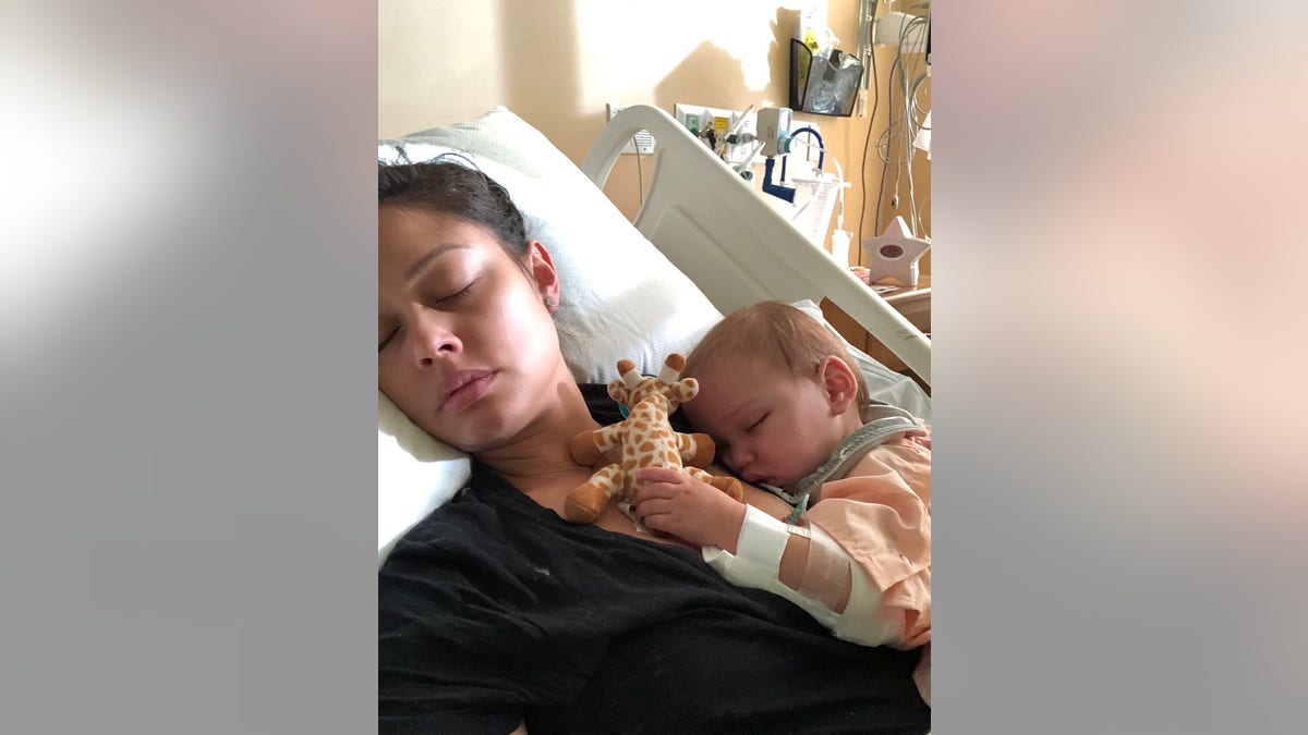 Vanessa Lachey's youngest child, Phoenix, was hospitalized for six days after he developed RSV.