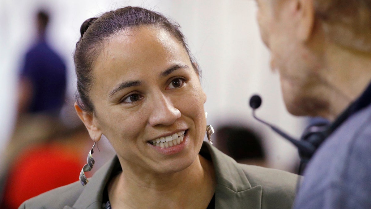 Democratic congressional candidate Sharice Davids could become the first lesbian Native American woman ever elected to Congress.