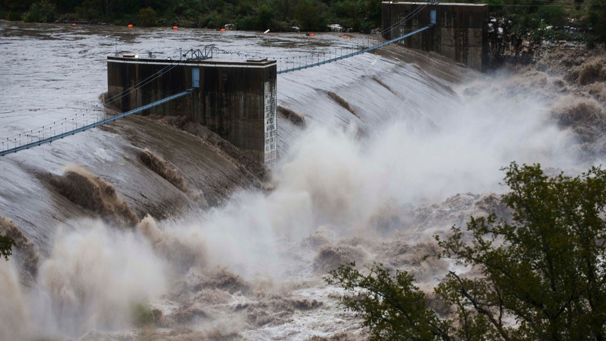 The Llano and Colorado rivers meet at Kingsland and the National Weather Service said both were experiencing "major flooding."