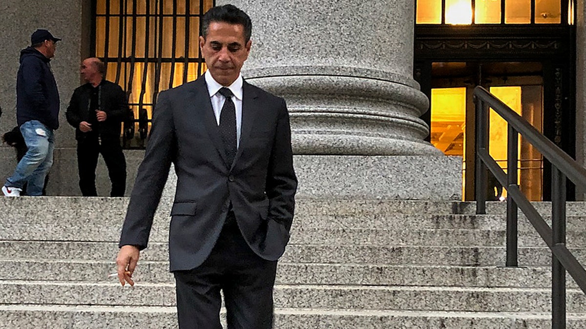 Oct. 17: Reputed Philadelphia mob boss Joseph "Skinny Joey" Merlino leaves Manhattan federal court after he was sentenced.