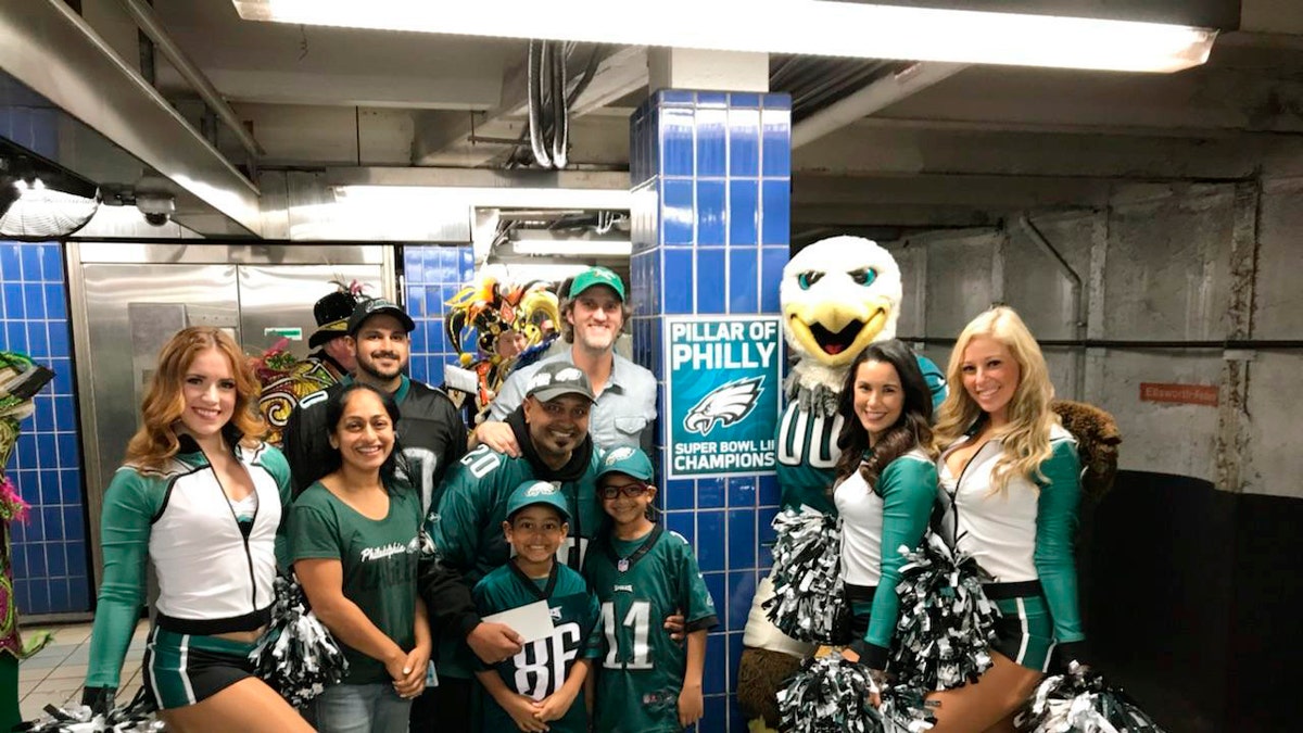 Philadelphia Eagles fan who crashed into pole scores tickets to