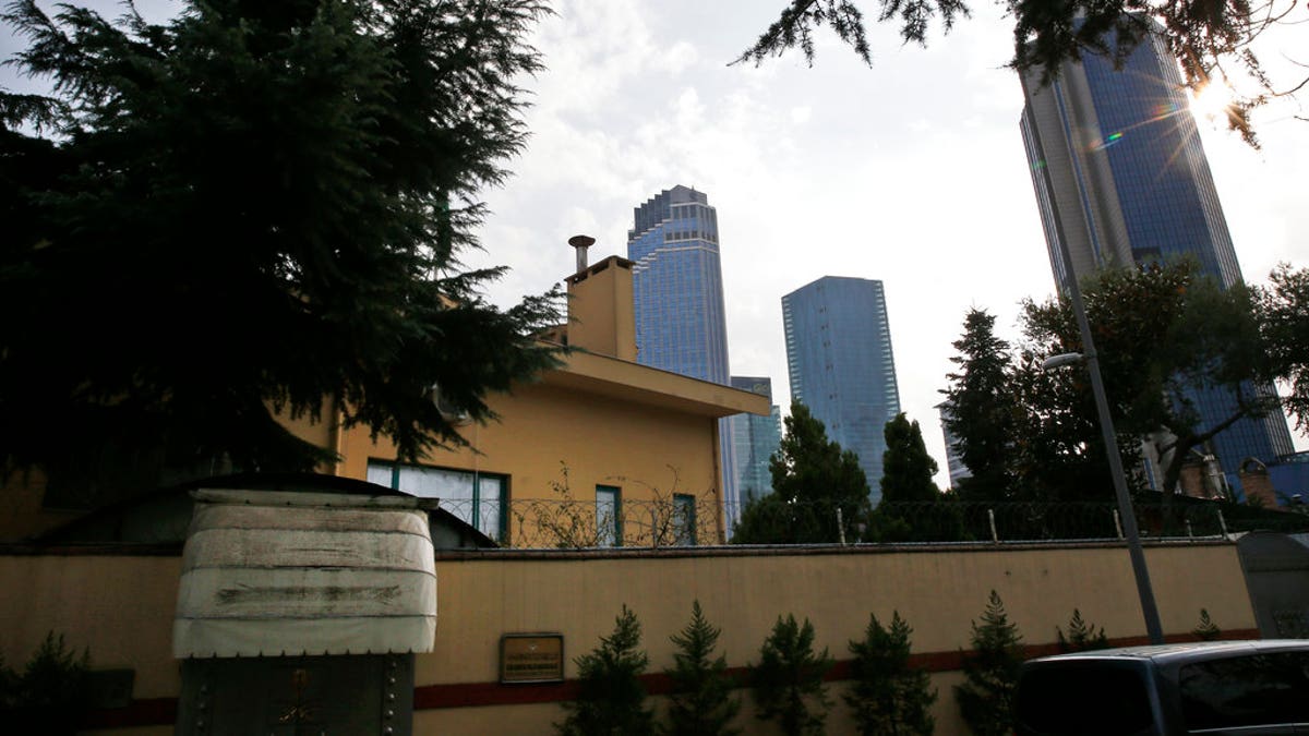 FILE: A view of Saudi Arabia's consulate in Istanbul.