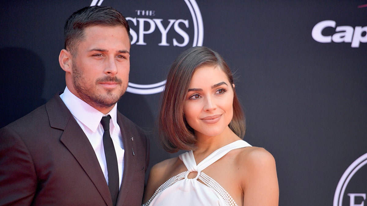NFL player Danny Amendola and model Olivia Culpo attend the 2017 ESPYs at the Microsoft Theater on July 12, 2017 in Los Angeles. (Getty Images)