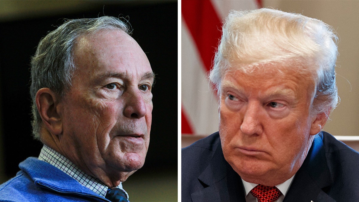Former New York City Mayor Michael Bloomberg addressed President Donald Trump's remark that he'd be an "easy" opponent in the 2020 presidential election. 