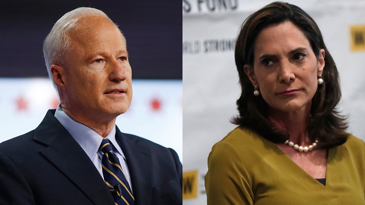 The National Republican Congressional Committee decided on Friday to stop spending money in support of Rep. Mike Coffman, R-Colo (left); Instead, the NRCC will pump $1.5 million into fresh advertisements in the Miami market to boost the surging Republican candidate Maria Elvira Salazar (right)<br>