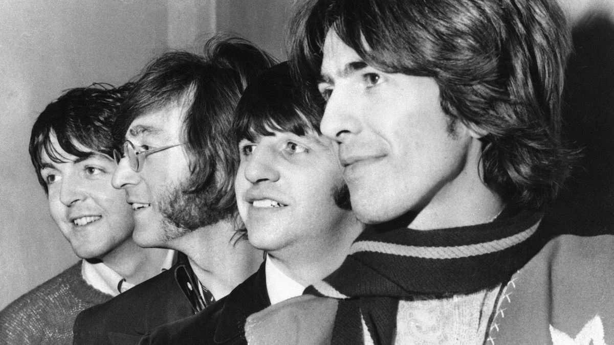 FILE - This Feb. 28, 1968 file photo shows<br>
The Beatles, from left, Paul McCartney, John Lennon, Ringo Starr and George Harrison, are seen Feb. 28, 1968. (Associated Press)