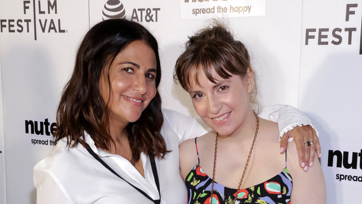 Producer Jenni Konner and Lena Dunham attend a screening of "Tokyo Project" during the 2017 Tribeca Film Festival in New York.