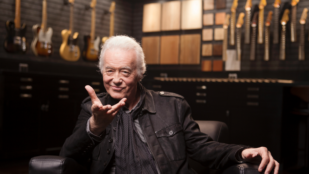 This Oct. 10, 2018 photo shows Jimmy Page posing for a portrait at the Fender Factory in Corona, Calif. Page reflects on the wild year of 1968, when the Yardbirds crashed and Led Zeppelin was born. (Photo by Rebecca Cabage/Invision/AP)