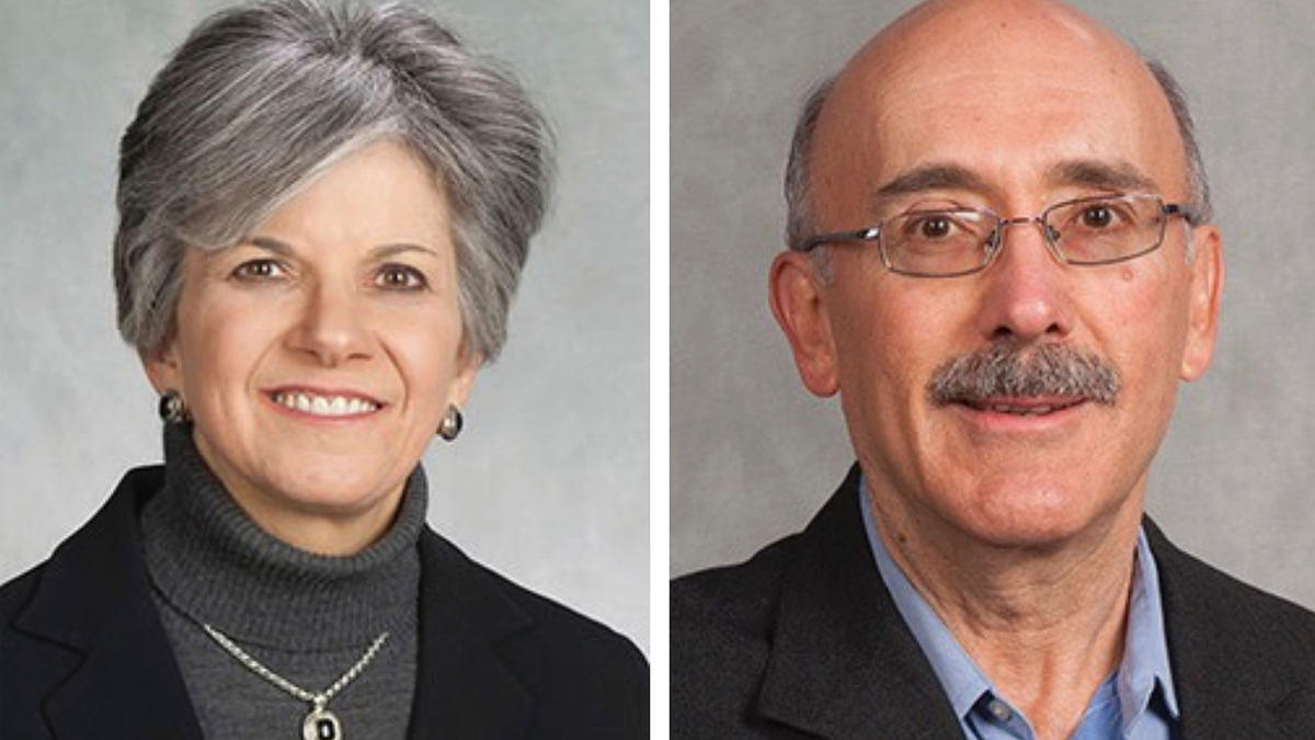 These undated photos released by the Peoria County Sheriff's Office show Susan Brill de Ramirez, left, and Antonio Ramirez Barron. (Peoria County Sheriff's Office via AP)