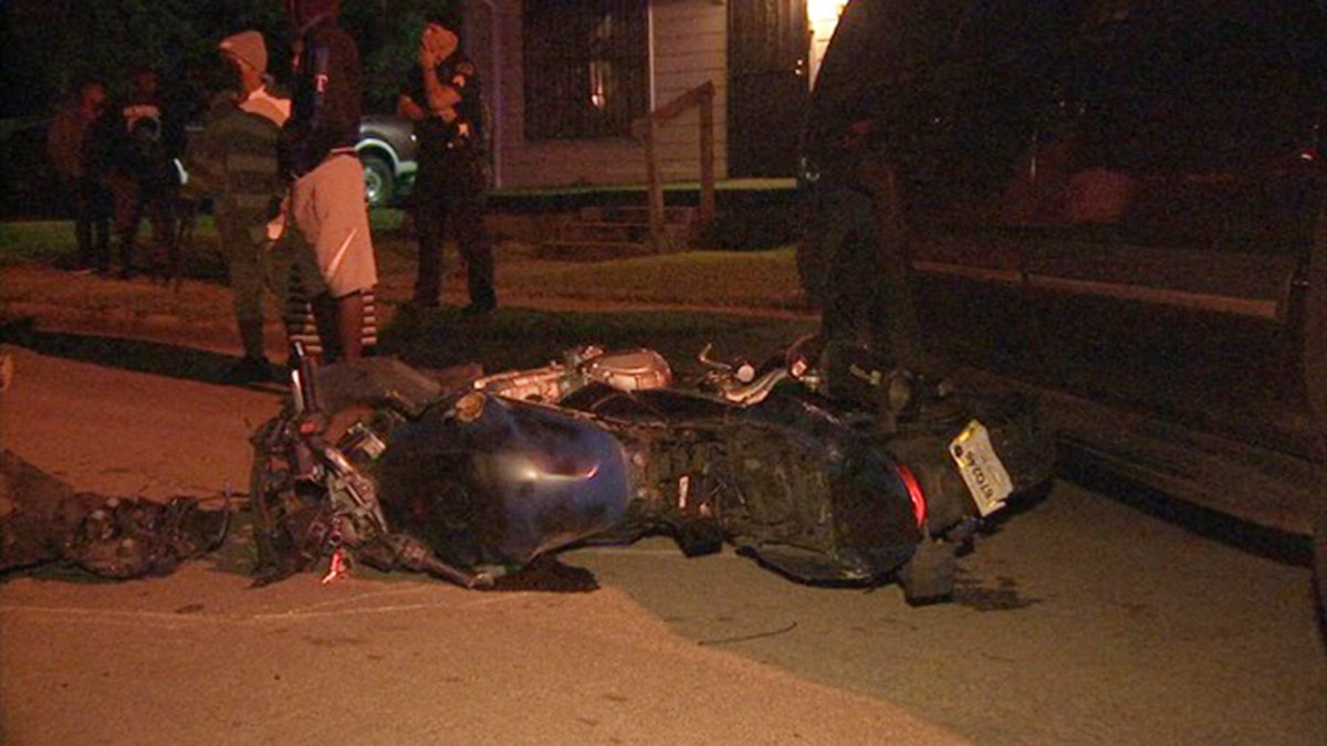 Another family member on a motorcycle was also injured.