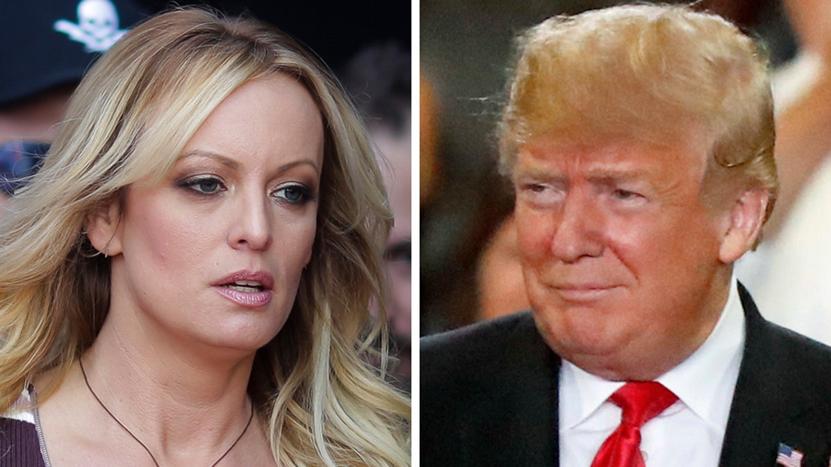 Stormy Daniels and Donald Trump