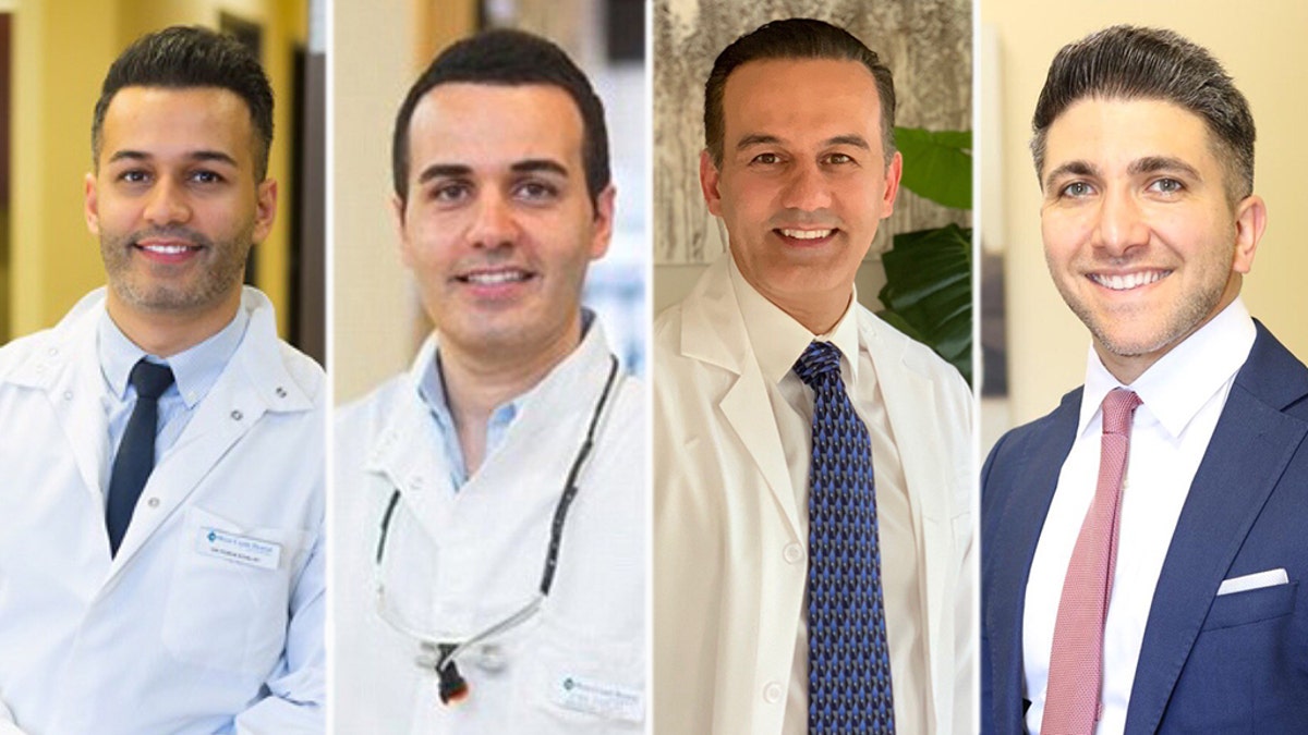 From left to right: Poria Edalat, Sina Edalat, Saman Edalat and Ali Badkoobehi.