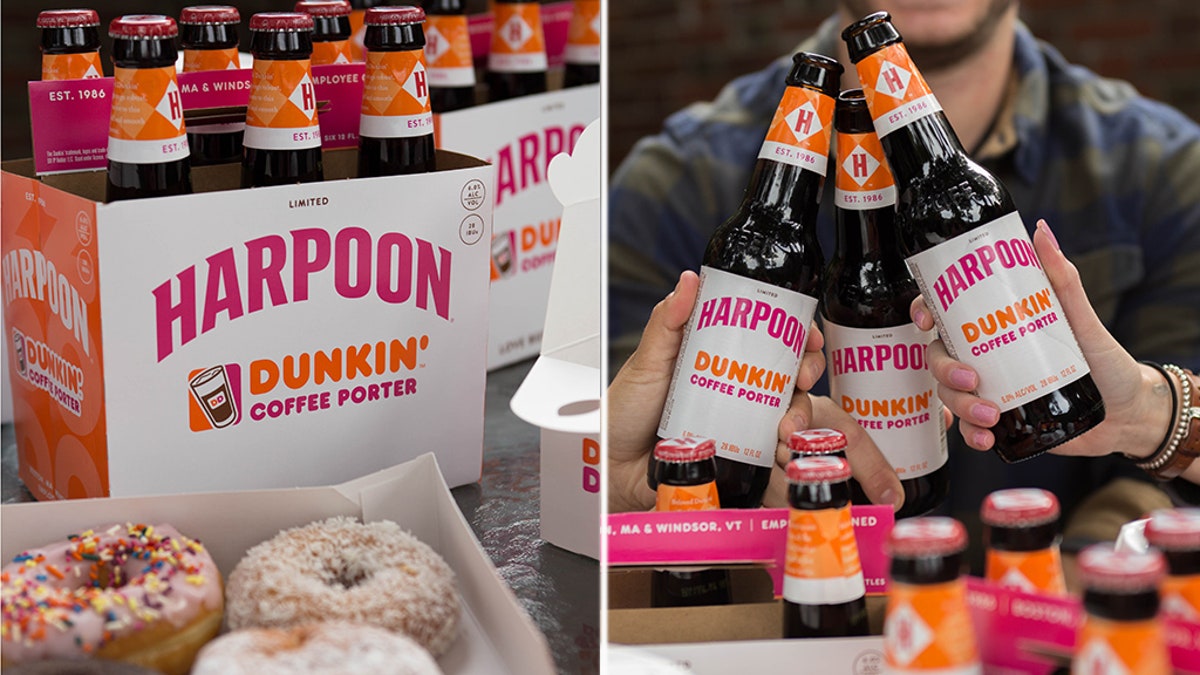 Harpoon Brewery and Dunkin’ are serving up customers a fresh way “to toast the start of fall” – with their newly-released coffee porter.