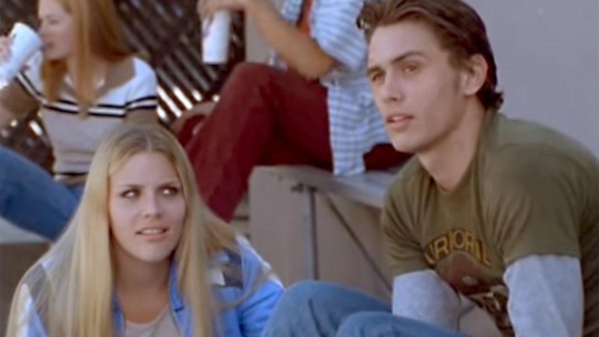 Busy Phillipps and James Franco in a scene from the TV series "Freaks and Geeks."