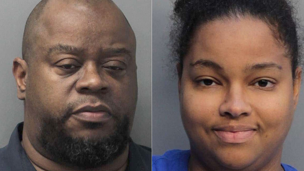 A Miami-Dade correctional officer and his wife were arrested for allegedly smuggling fast food and a cell phone into the jail for inmates, police said.