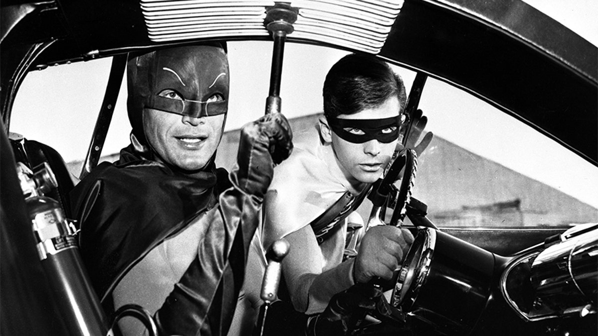 Adam West (left) and Burt Ward reigned supreme in the '60s as Batman and Robin.
