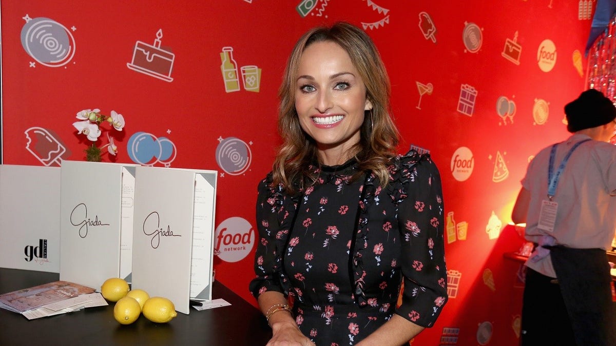 Giada De Laurentiis attends Food Network's 25th Birthday Party Celebration at the 11th annual New York City Wine and Food Festival at Pier 92.