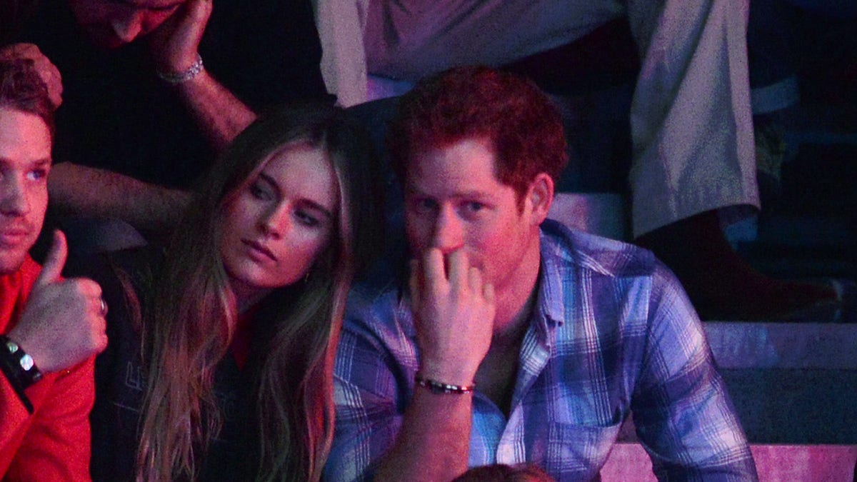 Cressida Bonas and Prince Harry attend We Day UK on March 7, 2014, in London. The couple reportedly split because she couldn't handle royal life.