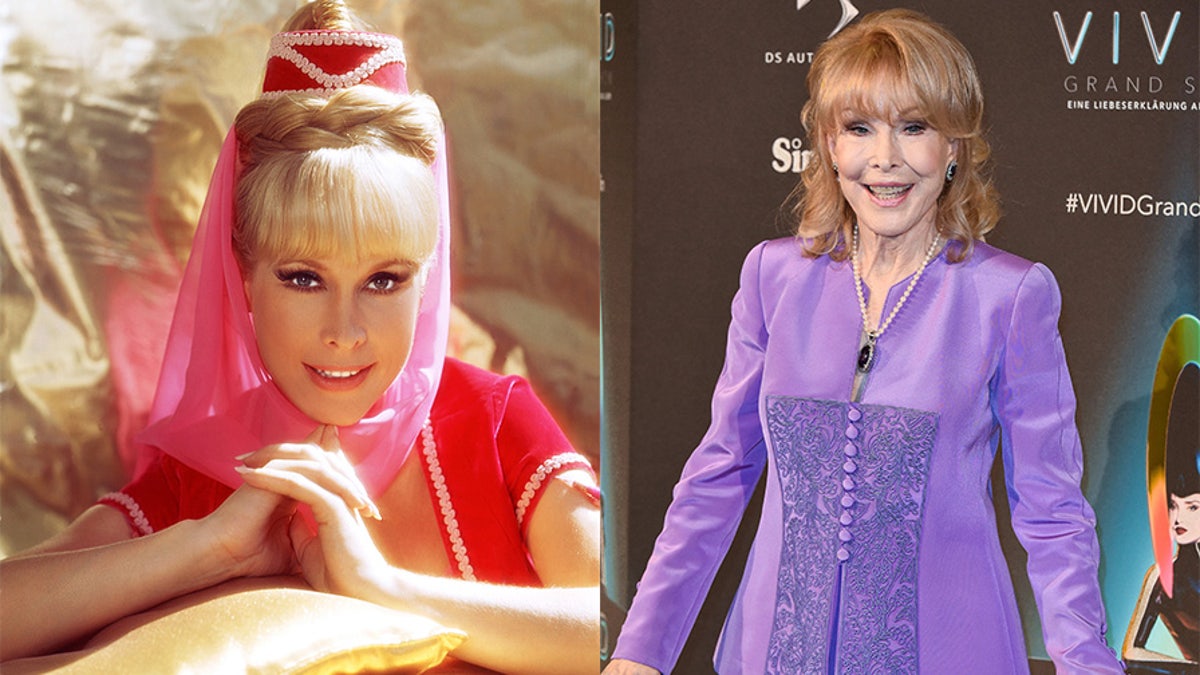 Barbara Eden, star of "I Dream of Jeannie," was seen arriving at the VIVID Grand Show premiere at Friedrichstadt-Palast on October 11, 2018, in Berlin, Germany.