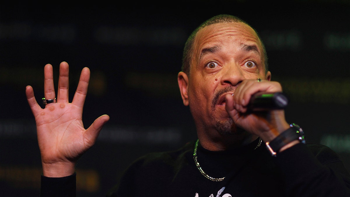Ice-T, pictured here in 2012, was arrested on Wednesday in New York City for evading a toll bridge.