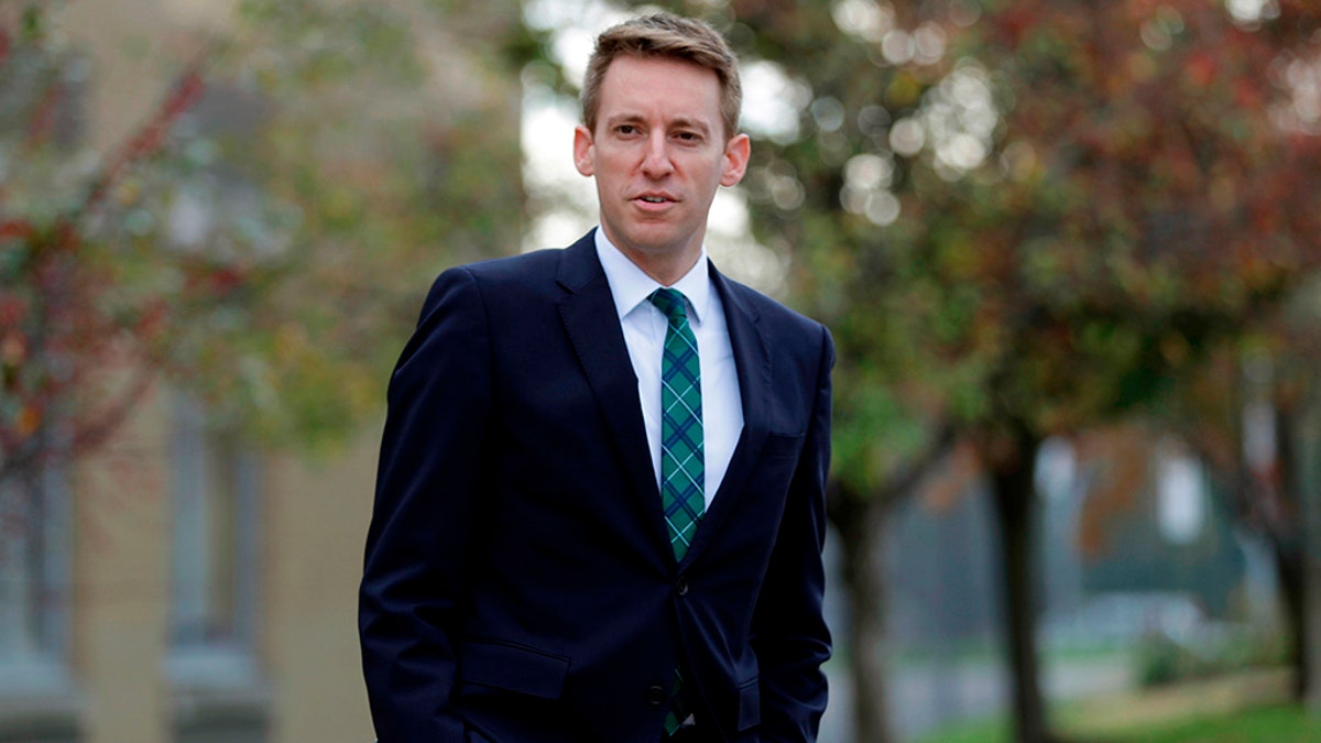 Jason Kander announced he is withdrawing from the Kansas City mayoral race to focus on getting treatment for his depression and PTSD. (AP Photo/Jeff Roberson)