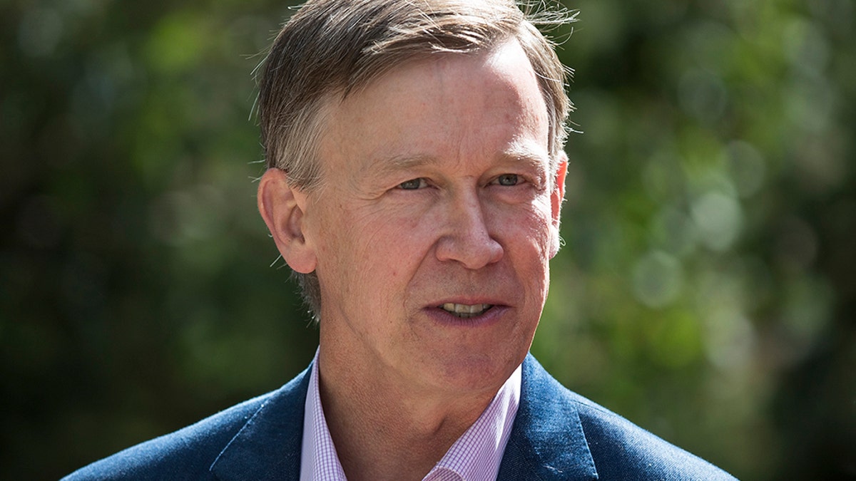 Colorado Gov. John Hickenlooper, a Democrat, said he is "leaning strongly" toward running for president.