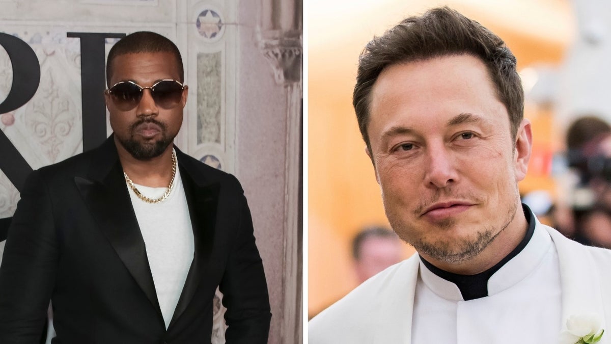 Kanye West defended Elon Musk in a dramatic speech.