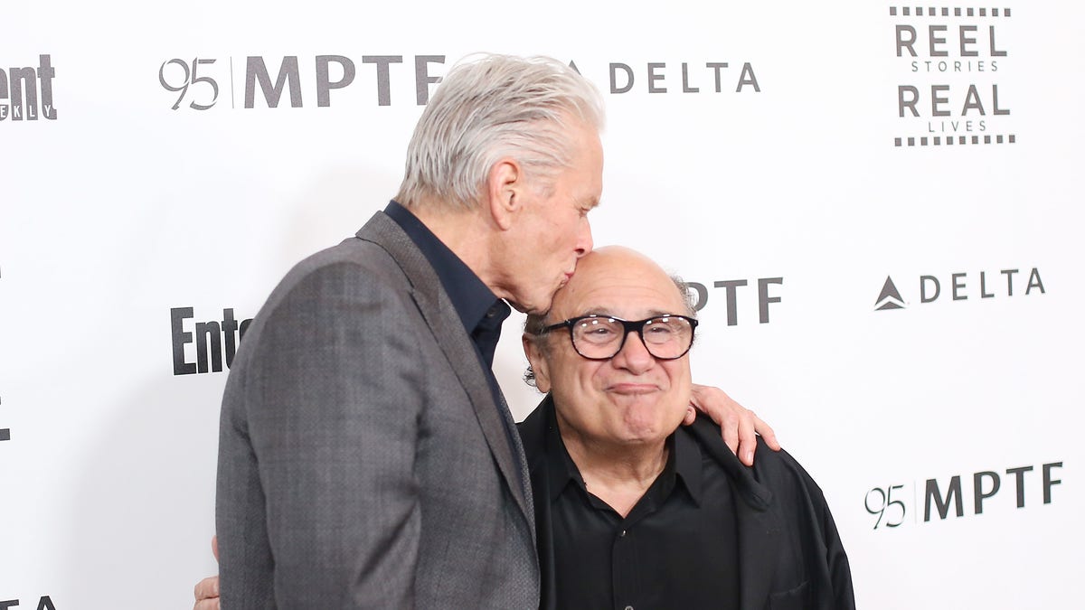Michael Douglas, left, revealed that he and Danny DeVito, right, bonded over their love for cannabis.