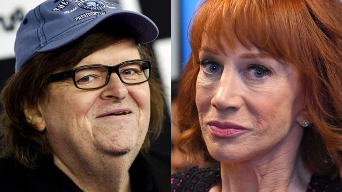 Kathy Griffin called out Michael Moore after he tells Democrats to stop "hoping" and star "acting."