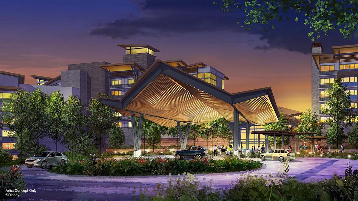 Located on Bay Lake between Disney’s Wilderness Lodge and Disney’s Fort Wilderness Resort &amp; Campground, the resort will feature designs inspired by its natural surroundings.
