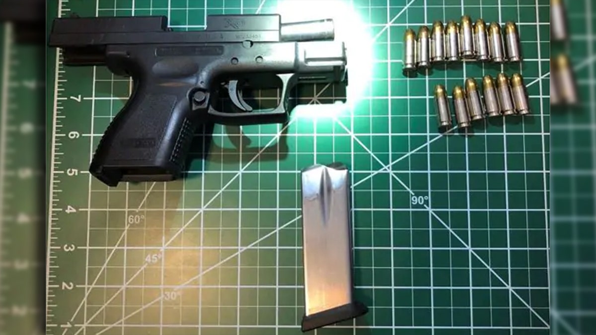 TSA screeners detected this loaded 9 mm handgun at a Reagan Airport checkpoint Oct. 16.