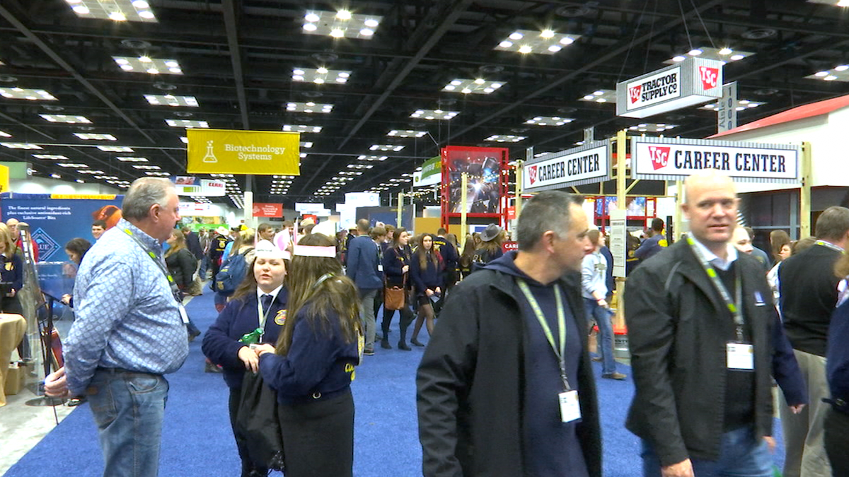 Thousands of people gathered for the Future Farmers of America national convention, sharing their expertise and thoughts this midterm election.