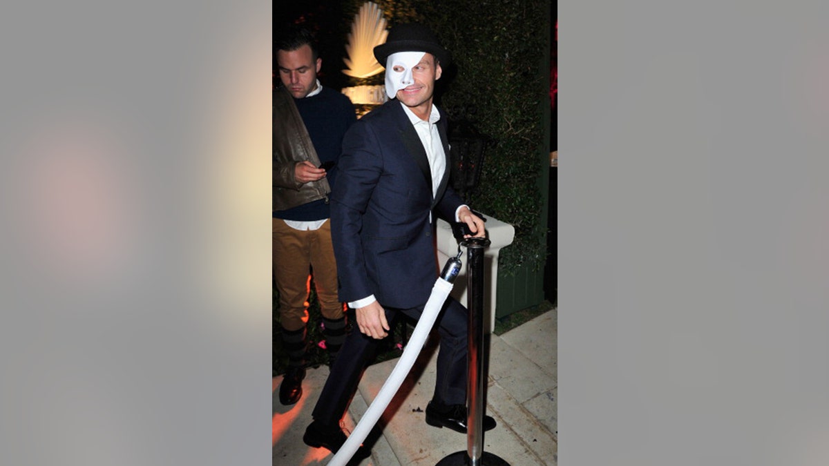 Ryan Seacrest attended the 2013 Casamigos Halloween Party as "The Phantom of the Opera." (Photo by Jerod Harris/Getty Images)