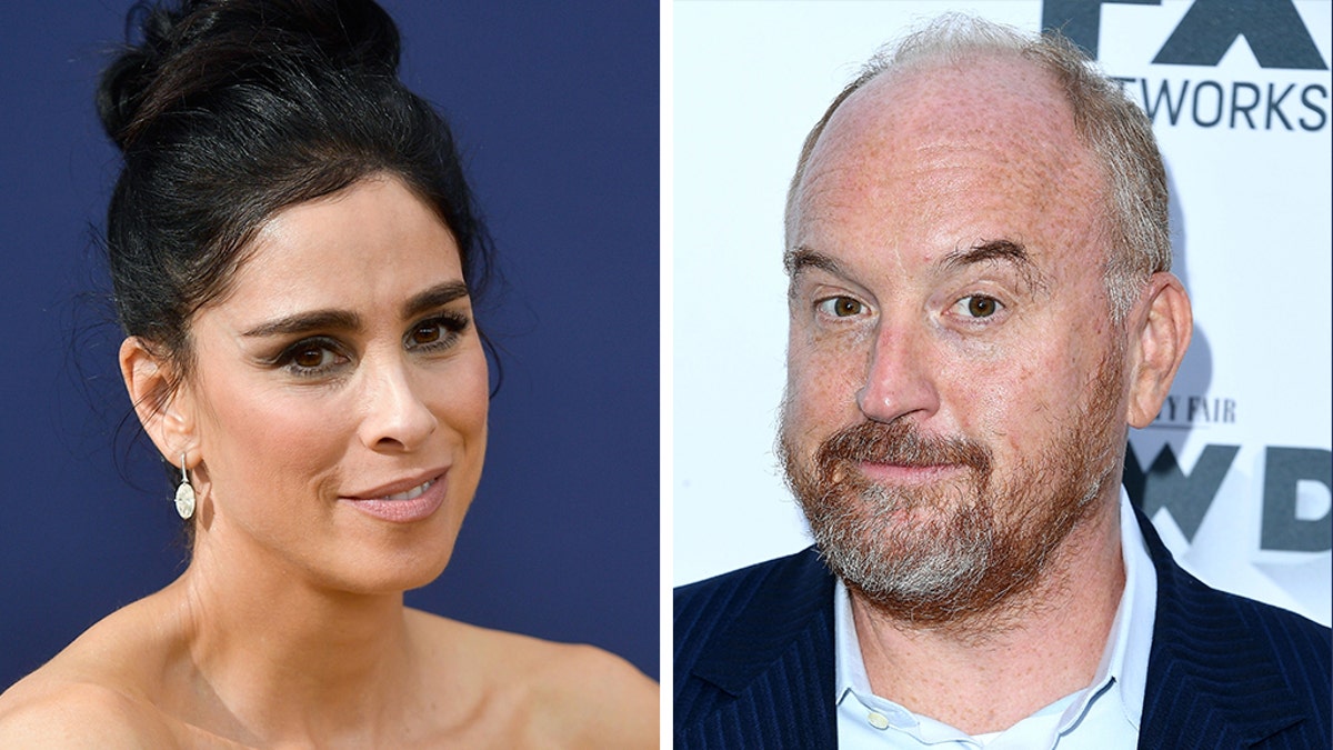 Sarah Silverman and fellow comedian Louis C.K. are longtime friends.