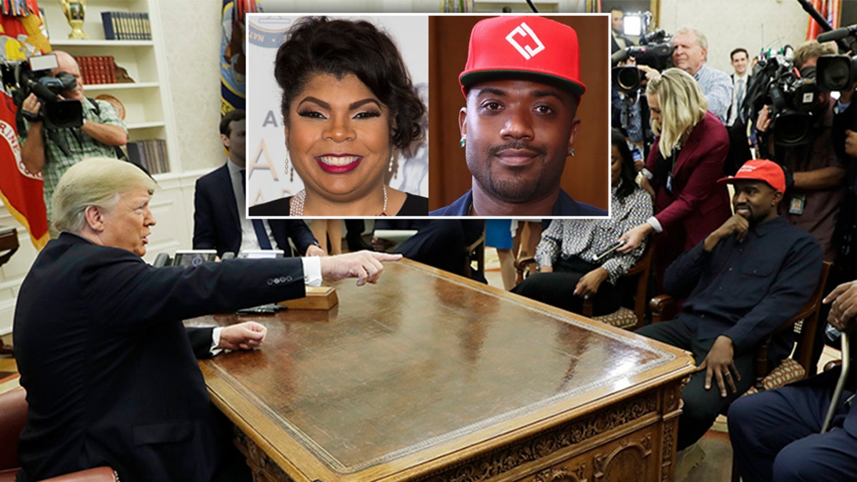CNN's April Ryan asks Ray J for comment on Kanye West's White House meeting  | Fox News