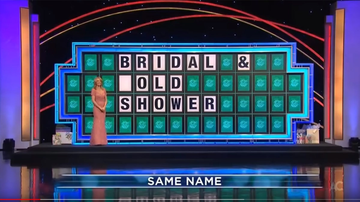 A "Wheel of Fortune" contestant guessed the wrong letter to her puzzle, which turned into an awkward answer during the show.