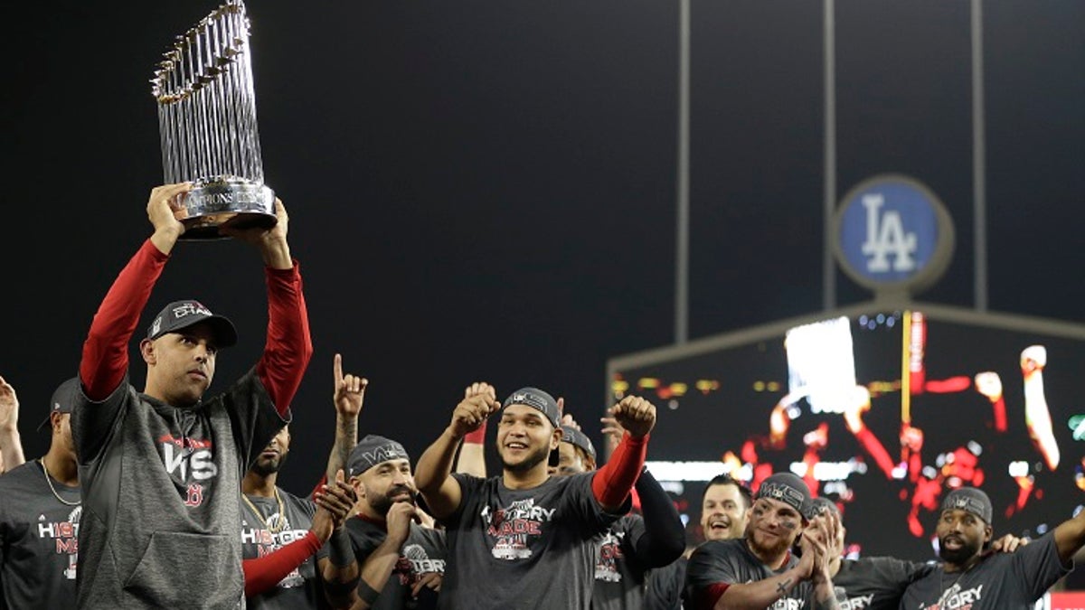 The Boston Red Sox beat the Los Angeles Dodgers to win the World Series on Sunday, Oct. 28, 2018.