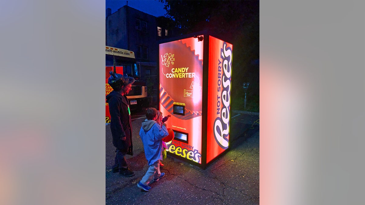 Swap out your unwanted candy for a Reese's with their candy converter.
