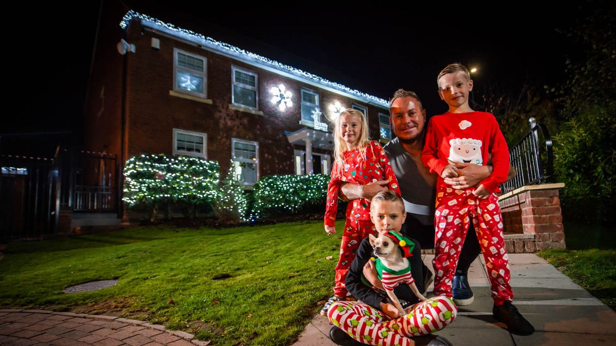 Lee Whitehead and his family have had their Christmas lights up since Oct. 5. "I just love Christmas and I always have," he said.