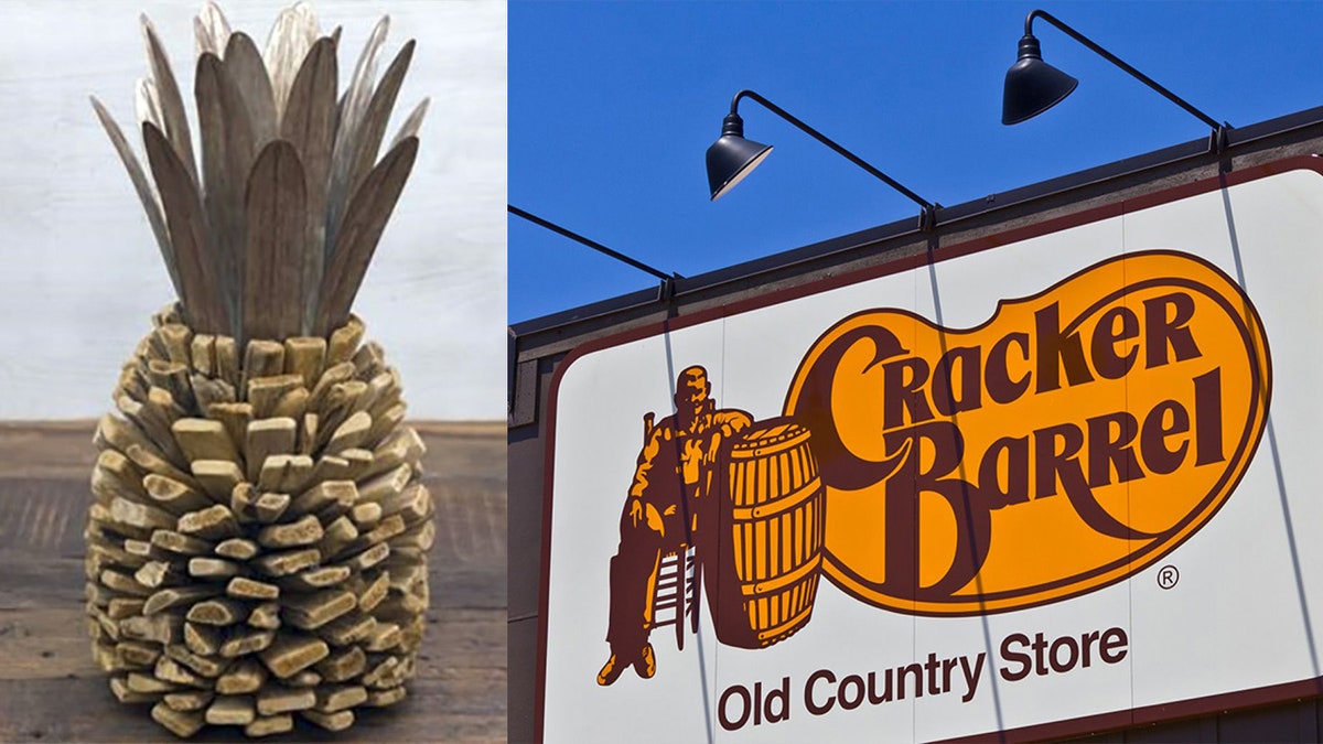 Cracker Barrel is asking that consumers immediately stop using their “decorative driftwood pineapples” and return them to any Cracker Barrel Old Country Store for a full refund.