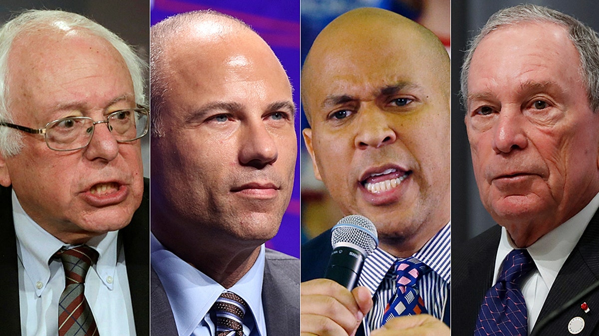 Sen. Bernie Sanders, Michael Avenatti, Sen. Cory Booker and Michael Bloomberg are among those visiting early-primary states.