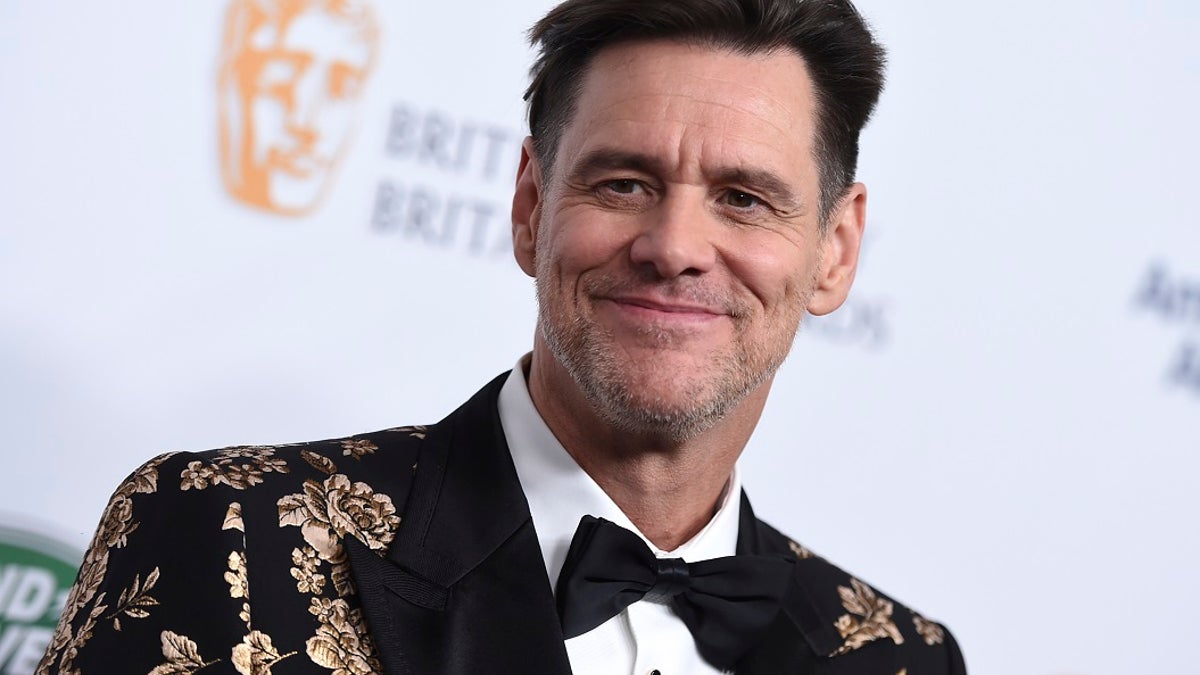 Jim Carrey arrives at the 2018 BAFTA Los Angeles Britannia Awards at the Beverly Hilton on Friday.