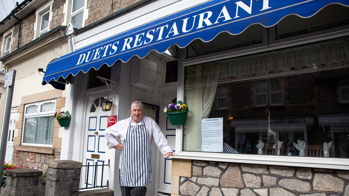 Sean O'Flaherty owner of Duets Restaurant in Weston-super-Mare.