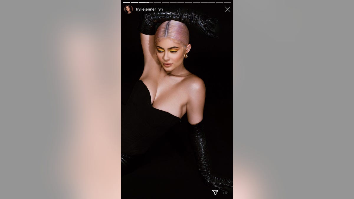 Kylie Jenner took to Instagram on Thursday to give her fans a sneak peek of what they can expect from her latestmakeup collection.