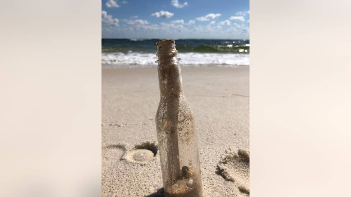 Tracy Arnette recently discovered a message in a bottle in Florida. 